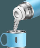 TDR - Thermosfles - RVS - grote capaciteit - 580 ml - Blauw