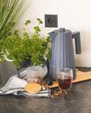 Alessi Plissé Waterkoker - 1,7L - Kunststof - Grijs