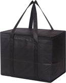 2 stuks Geïsoleerde Koeltas met bodemplaat - zwart