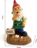 Unikorf Tuinkabouter: Verboden rooksymbool 8.5x7.2x14CM