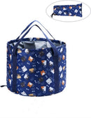 TDR - Opvouwbaar waterdichte bad - geschikt voor voetenbad / kleren wassen / etc - 26L - Marineblauw