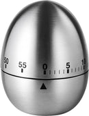 Luxe Roestvrijstalen Kookwekker - Eivormig Design, 60 Min