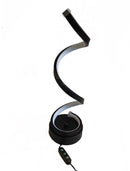 Elegantie verlicht- Dimbare LED Tafellamp met Spiraalvormig Design - Perfect voor Elk Interieur-Duurzaam, Stijlvol, Aanpasbaar- zwart