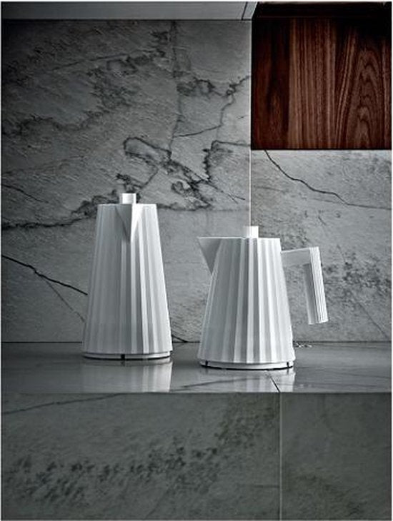 Alessi Plissé Waterkoker 1L Zwart