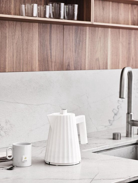 Alessi Plissé Waterkoker - 1,7L - Kunststof - Grijs