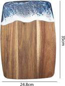 Luxe Snij- & Serveerplank Blauwe Golf 35x24,8 cm