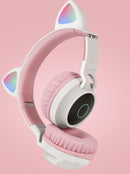 TDR Draadloze Bluetooth Over-Ear Koptelefoon Kinderen - Roze