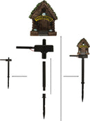 Solar Tuinverlichting - Welkomstlicht Houten Huisje - Bruin