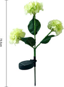 Hortensia Zonne-energie Terraslamp met Sensor - Groen 75,5 c