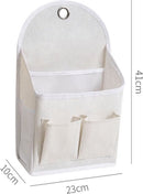 2 stuks Opvouwbare Hangende Opbergtassen Katoen-Linnen