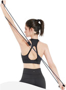 Trekkoord Yoga -ElastiekFiguur 8 Rally -Zwart