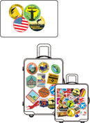 100 reizen en landen Sticker-Stickers voor laptop,koffers,ko