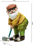 Golfende Kabouter Tuinbeeld - Duurzame Tuindecoratie