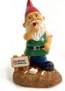 Unikorf Tuinkabouter: Verboden rooksymbool 8.5x7.2x14CM