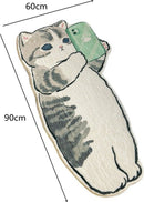 Katvormig Tapijt met Telefoon - Cadeau voor Dierenliefhebber