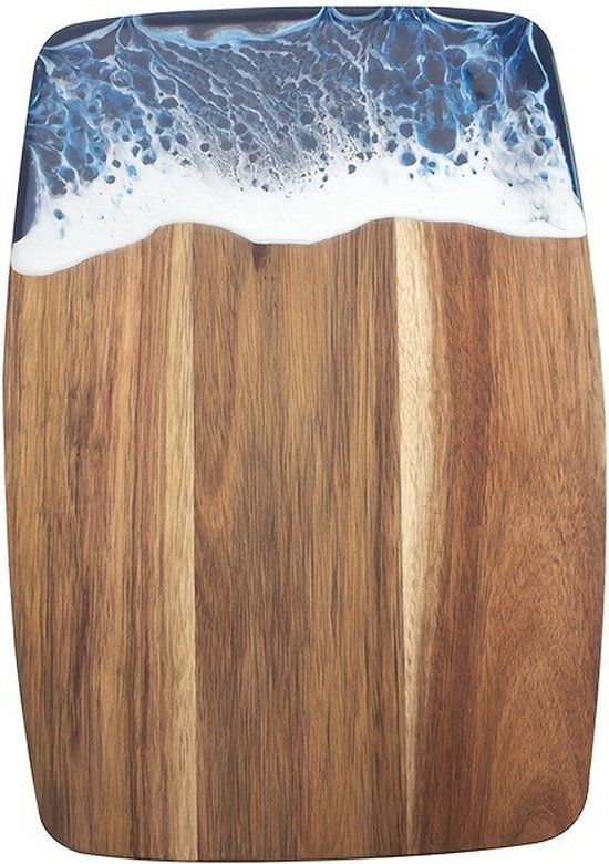Luxe Snij- & Serveerplank Blauwe Golf 35x24,8 cm