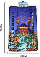 Interactieve educatieve islamitische gebedsmat kind 111x71cm