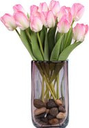 10x Realistische Kunst Tulpen - Duurzaam en Onderhoudsvriend