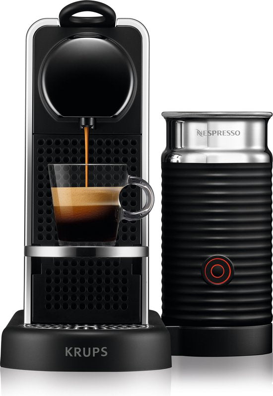 Krups Nespresso Citiz Platinum & Milk XN630D - Koffiecupmachine - Stainless Steel