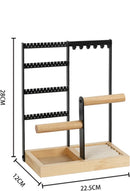 Sieradenrek met 48 Oorgaatjes en 6 Haakjes voor Ketting