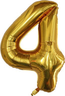 19 delig verjaardag ballonnen set - 4 jaar - Thema: Dieren