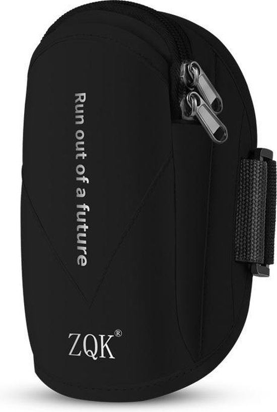 Ultralichte Running Telefoonhouders Armband, zweetbestendige armtelefoonhouder voor hardlopensporten, fitnessstudioENZ-zwart