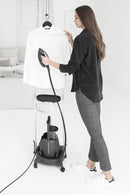 Laurastar Lift Xtra: Draagbare 3-in-1 Stoomcentrale, Strijkt, Ontkreukt en Reinigt Textiel, Hygiënische Stoom, Automatische Temperatuur, 3D Zoolplaat, Afneembare Watertank, Verticaal Strijken (Titan)
