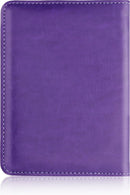 Luxe kunstleder paspoort- en pasjeshouder met RFID, paars
