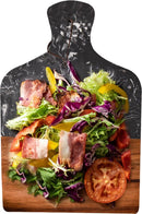 Luxe Marmeren Snij- & Serveerplank 33x21.6cm - Zwart