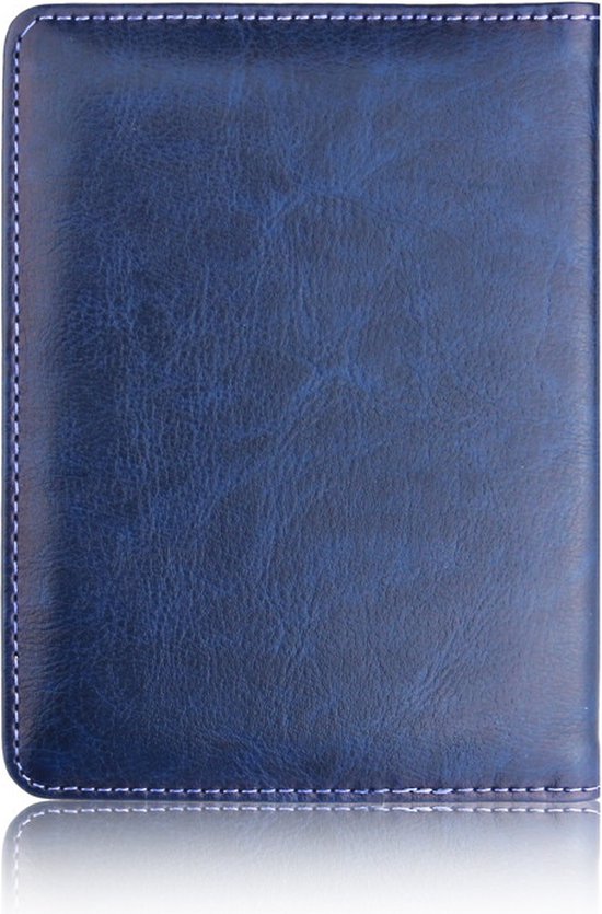 Unikorf Luxe RFID paspoort/pasjeshouder - donkerblauw