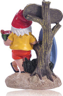 Grappige Relaxte Kabouter met Surfplank - Kleurrijke en Weer