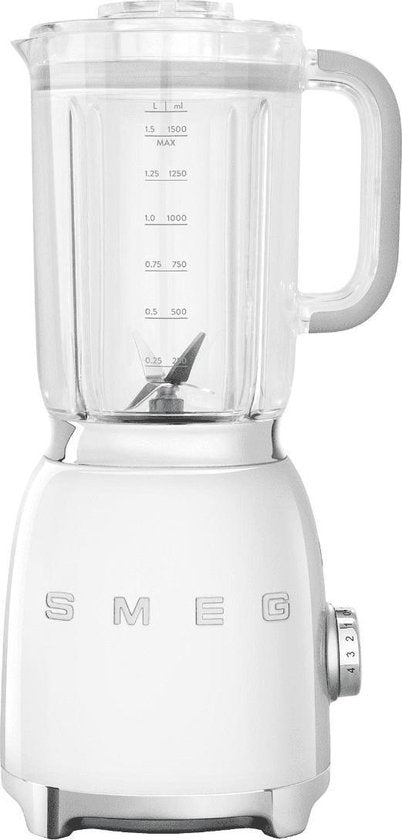 SMEG Blender - Wit - 800W - 1,5L - Jaren vijftig stijl