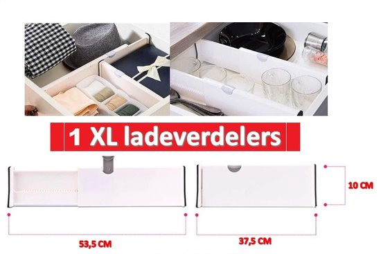 Verstelbare Lade verdeler voor Keuken / Slaapkamer / Kantoor