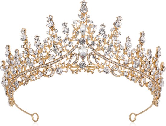 Gouden Tiara Haarsieraad - Elegant & Duurzaam