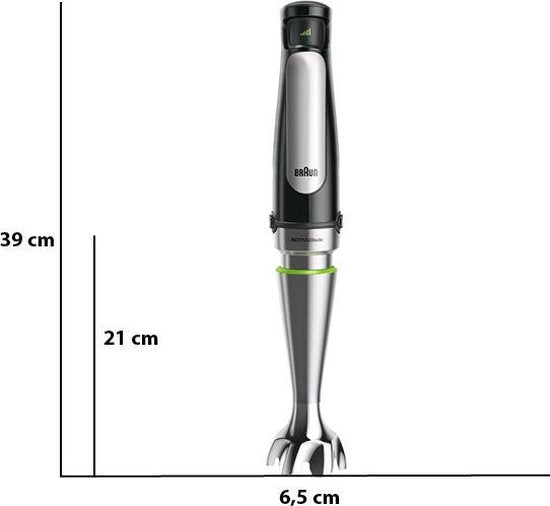 Braun MultiQuick 7X - MQ 7087X - Staafmixer - Zwart