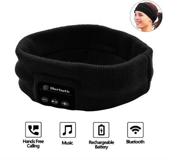 Sport hoofdband met Bluetooth, afneembare speakers