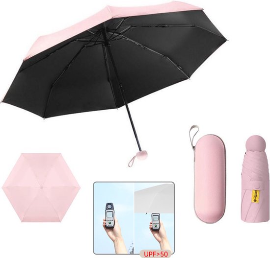 Opvouwbare Paraplu - Windproof - Roze