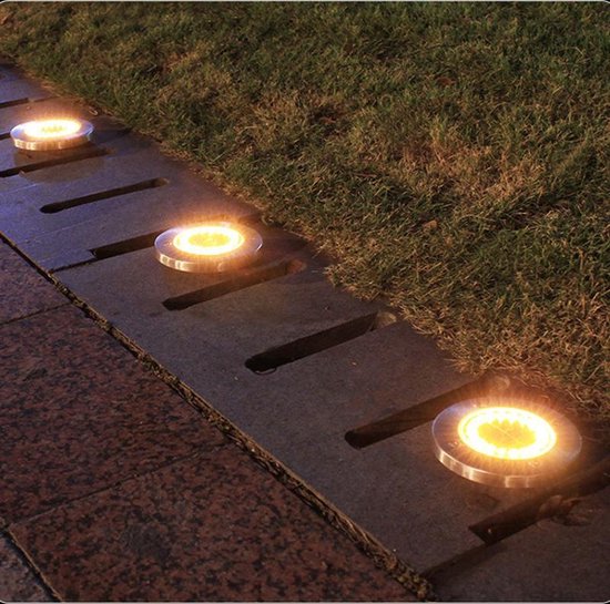 Buitenverlichting met 4 spots, LED tuinlicht