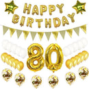 Decoratie ballonnen 70 jaar - Goud