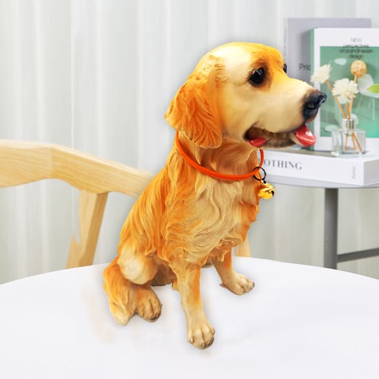 Golden Retriever Harsdecoratie 10.5x11.5x19.51cm