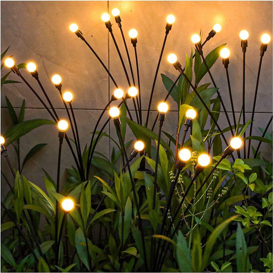 Stijlvolle Zonne-LED Tuinlamp - Warm Licht