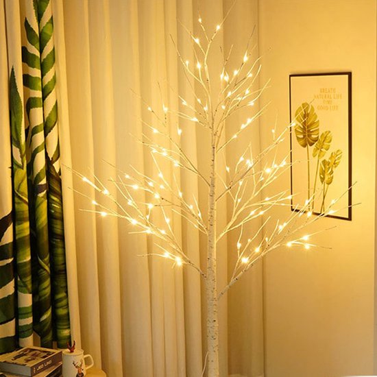 Decoratieve LED Berkenboom 180 cm met 96 LED