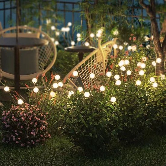 Stijlvolle Zonne-LED Tuinlamp - Warm Licht