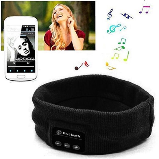 Sport hoofdband met Bluetooth, afneembare speakers