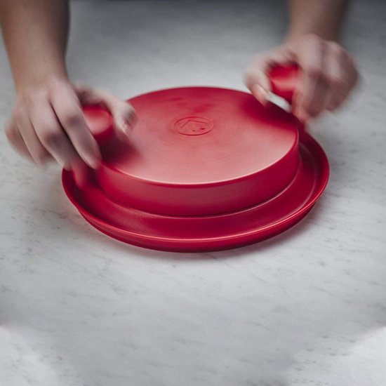 Handmatige vleesversnipperaar voor salades - rood