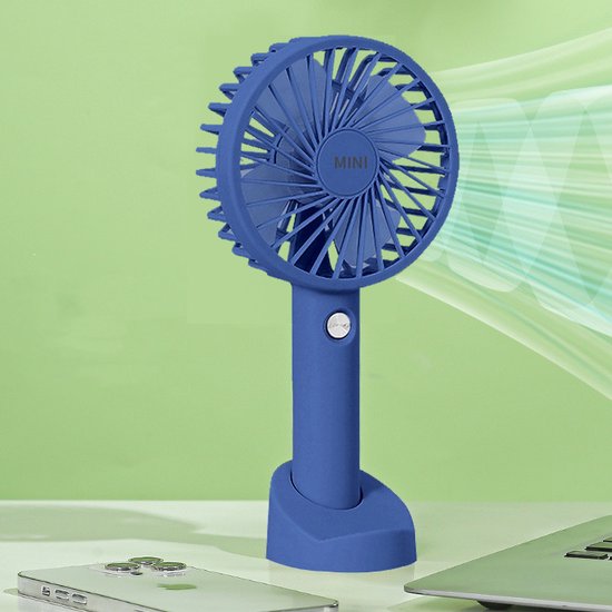 Oplaadbare Ventilator - Diepzee Blauw