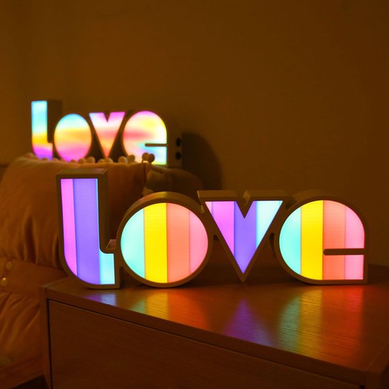 LED decoratieve lamp 'LOVE' - romantische viering