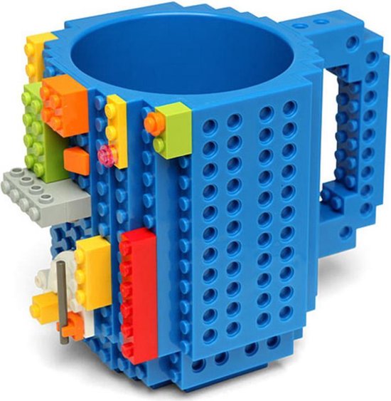 Lego Mok Bouw Meer - Licht Blauw - 350 ml