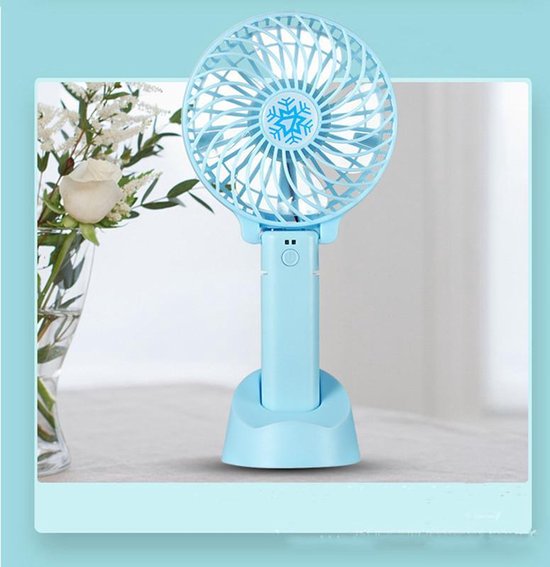 Oplaadbare Draagbare Ventilator - Blauw