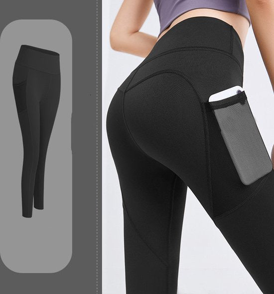 Fitnessbroek zwart dames